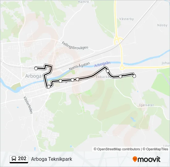 202  Line Map