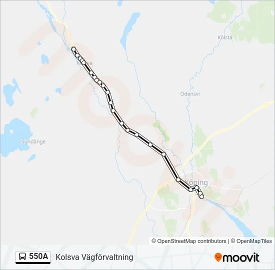 550A  Line Map