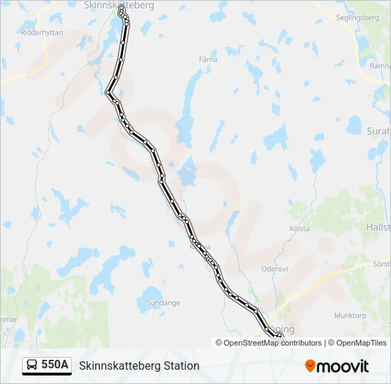 550A  Line Map