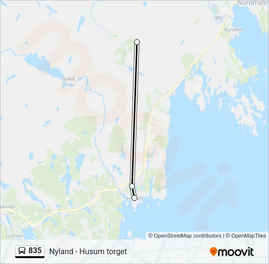 835  Line Map