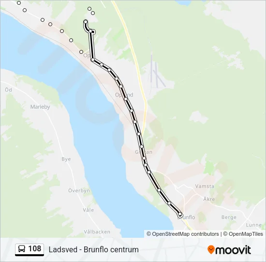 108  Line Map