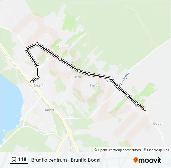 118  Line Map