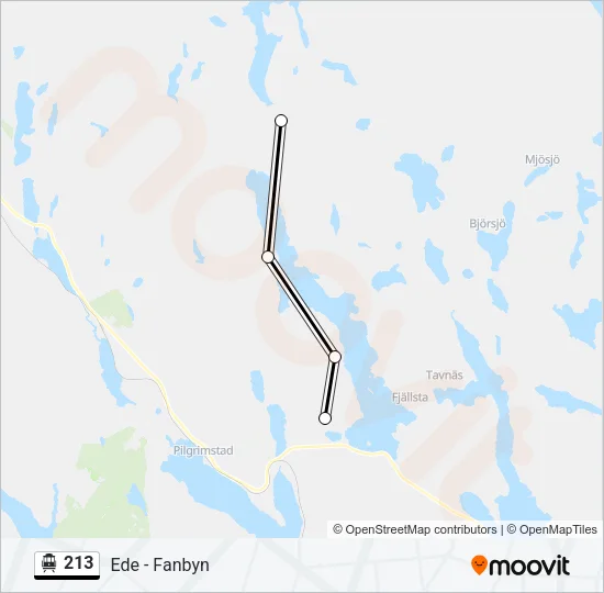 213 Cable Car Line Map