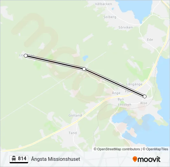 814 Cable Car Line Map