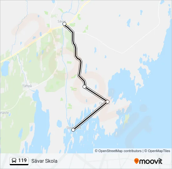 119  Line Map