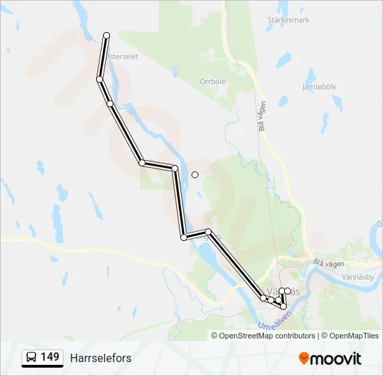 149 Bus Line Map