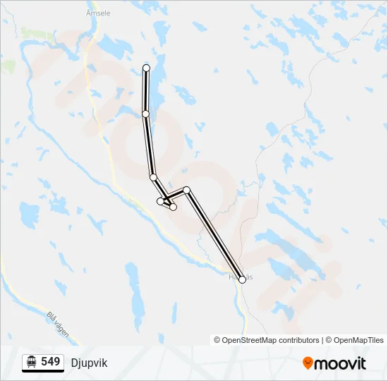 549 Cable Car Line Map