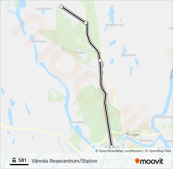 581 Cable Car Line Map