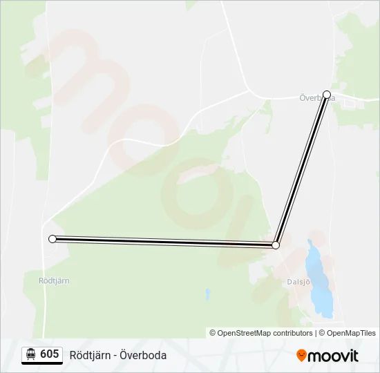 605 Cable Car Line Map