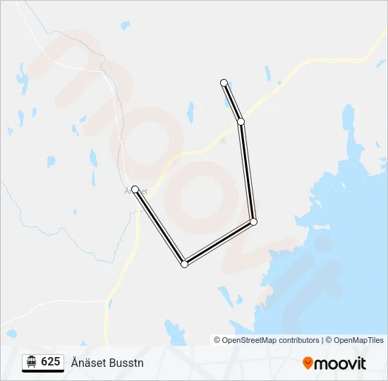 625 Cable Car Line Map