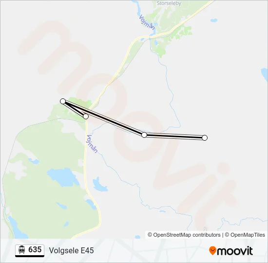 635 Cable Car Line Map