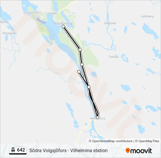 642 Cable Car Line Map