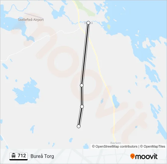 712 Cable Car Line Map