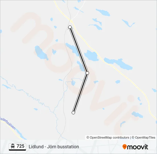 725 Cable Car Line Map