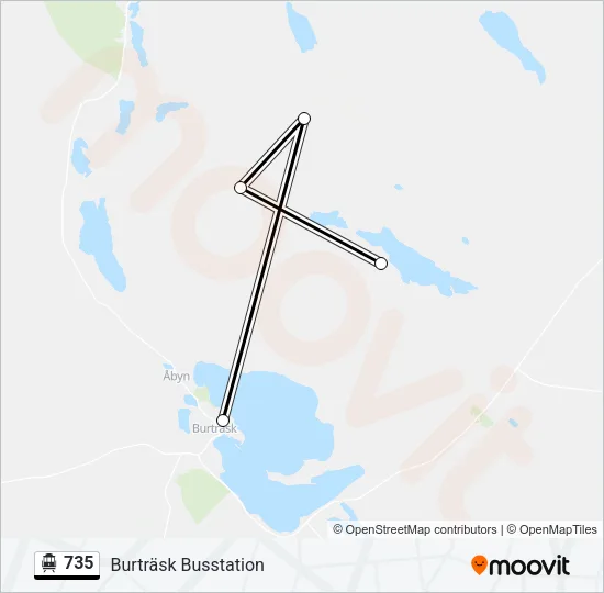 735 Cable Car Line Map