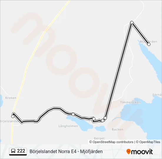 222  Line Map