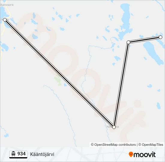 934 Cable Car Line Map