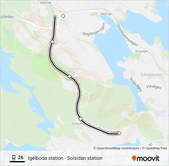 26 Train Line Map