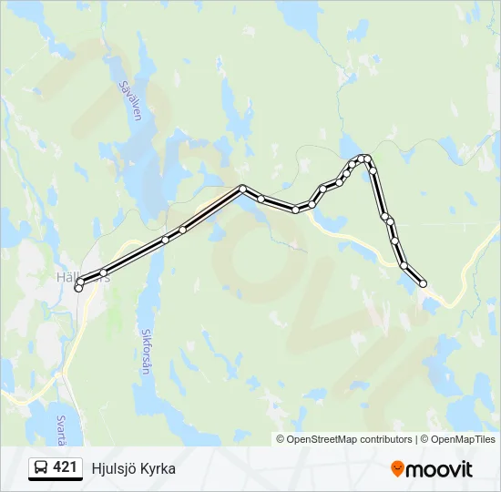 421  Line Map