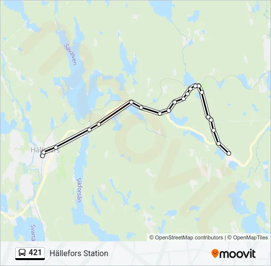 421  Line Map