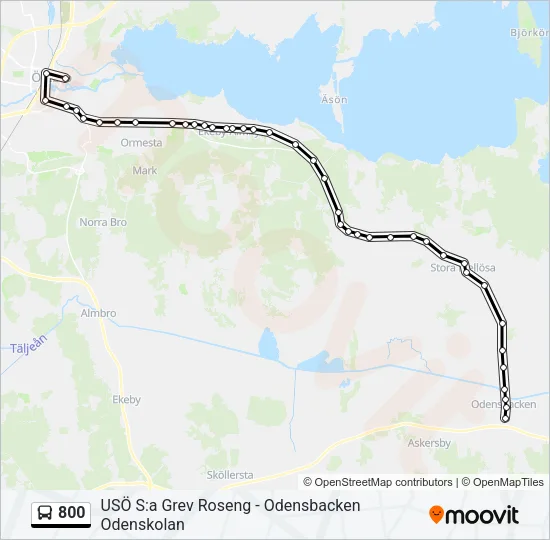 800  Line Map