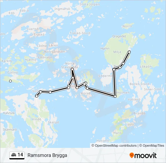 14 Ferry Line Map