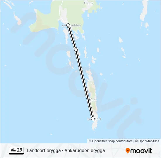 29 Ferry Line Map