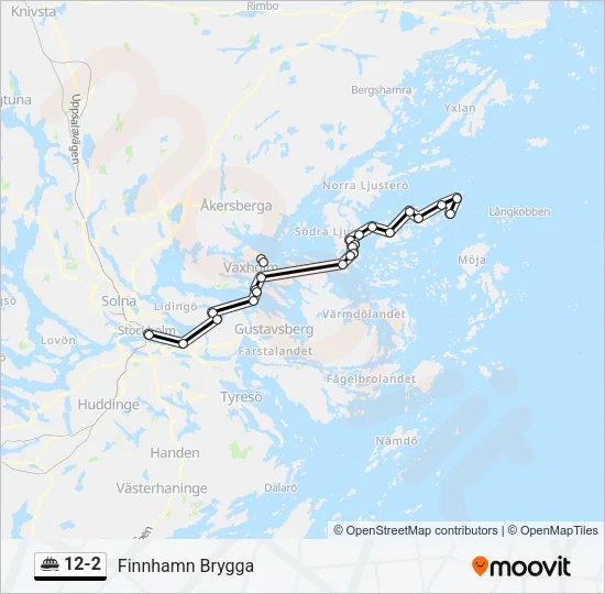 12-2 Ferry Line Map