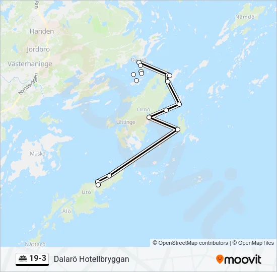 19-3 Ferry Line Map