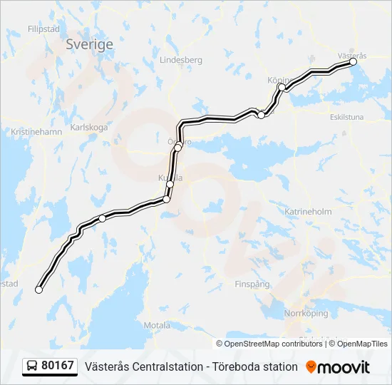 80167 Bus Line Map