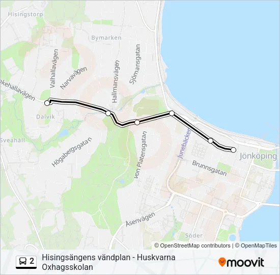 2  Linje karta