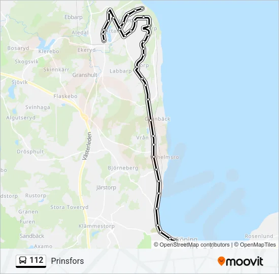 112  Line Map