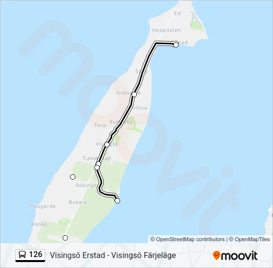 126  Line Map
