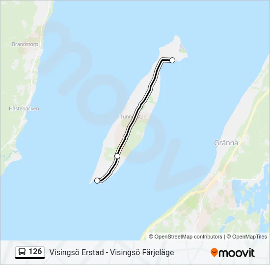 126  Line Map