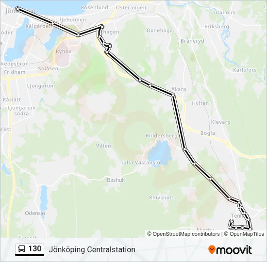 130  Line Map