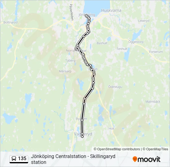 135  Line Map