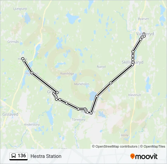 136  Line Map