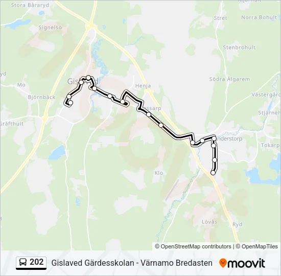 202  Line Map