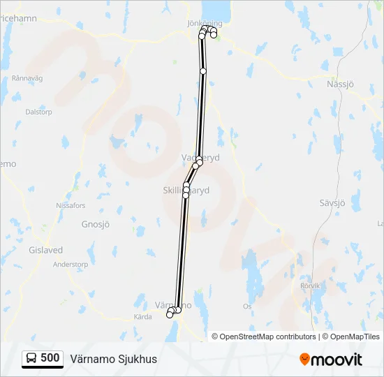 500  Line Map