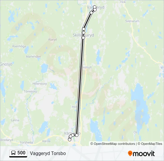 500  Line Map