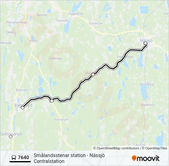 7640  Line Map