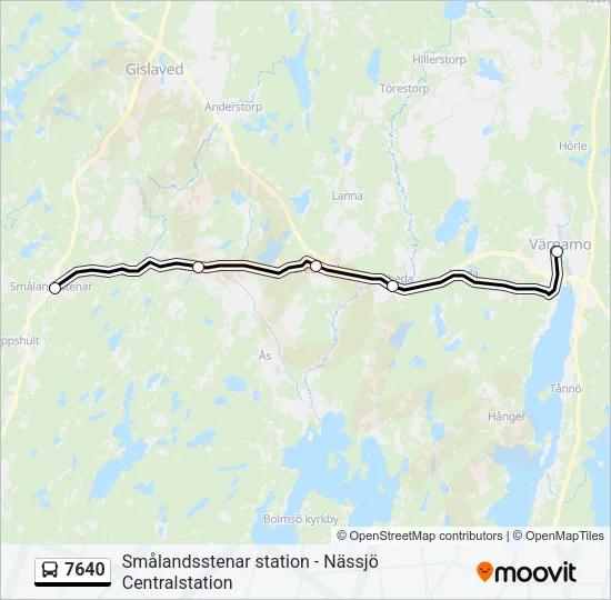 7640  Line Map
