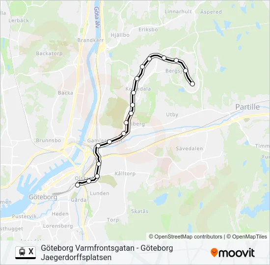 X  Line Map