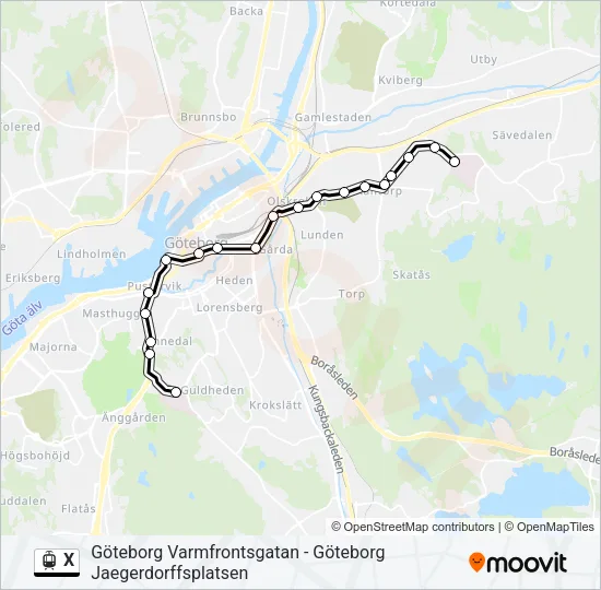 X  Line Map