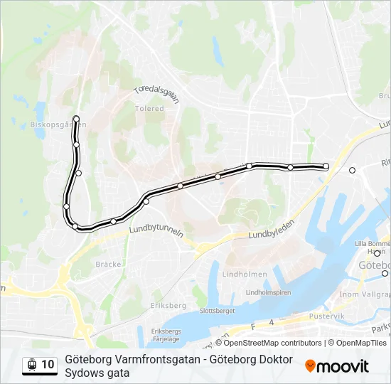 10  Line Map