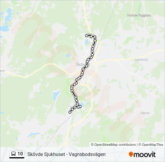 10  Line Map