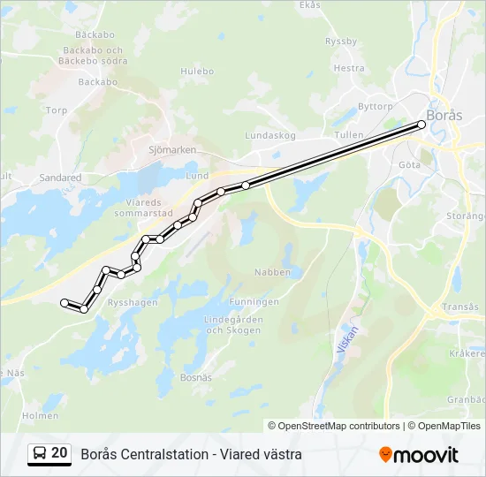 20  Line Map