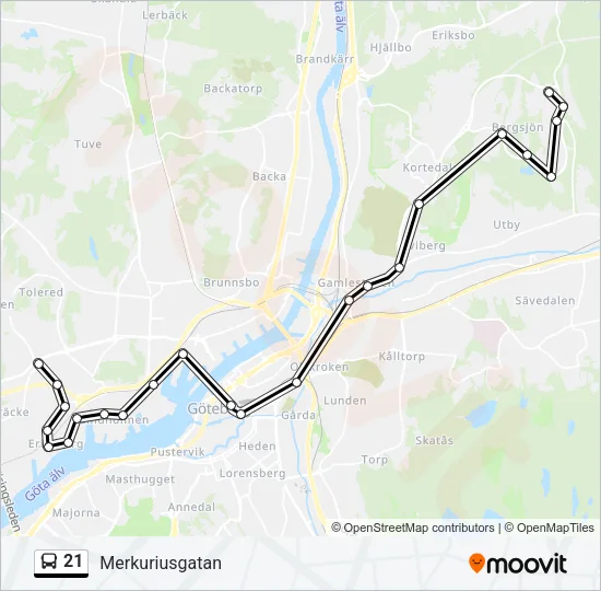 21  Line Map