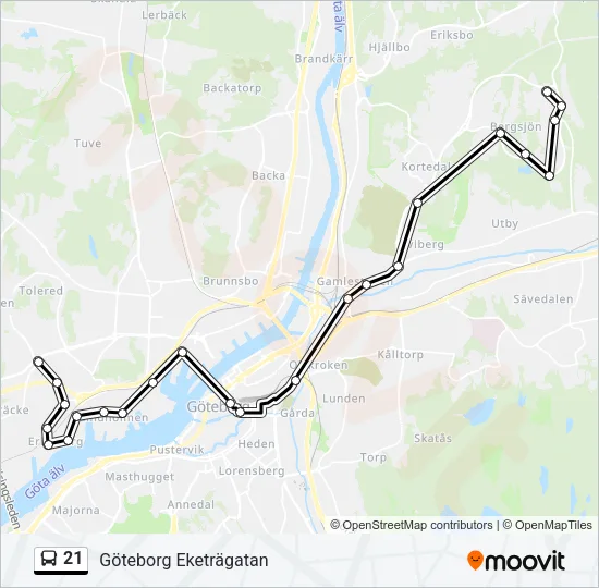 21  Line Map