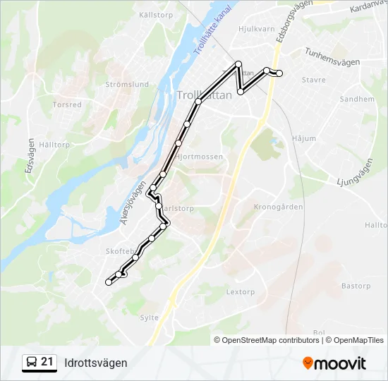 21  Line Map